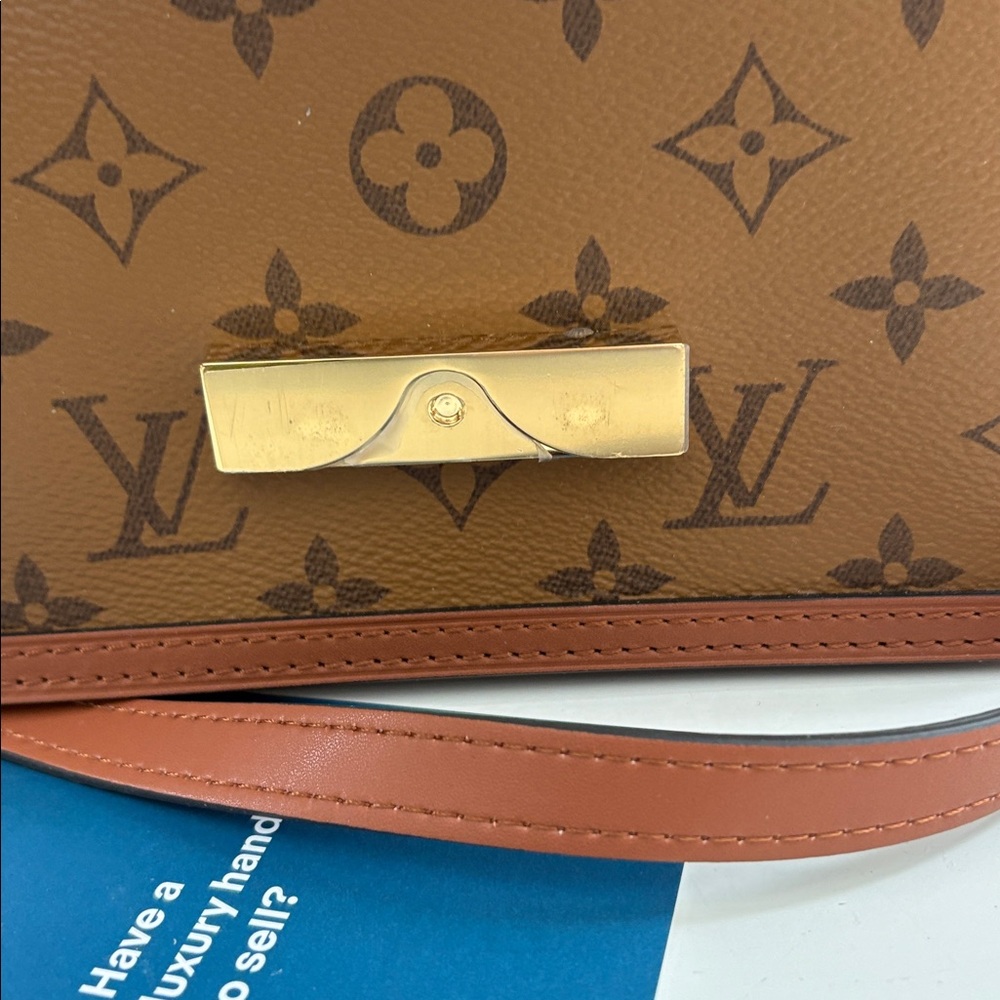 Louis Vuitton Dauphine Brown and Tan WOC / cross body - gorgeous! - Picture 6 of 9